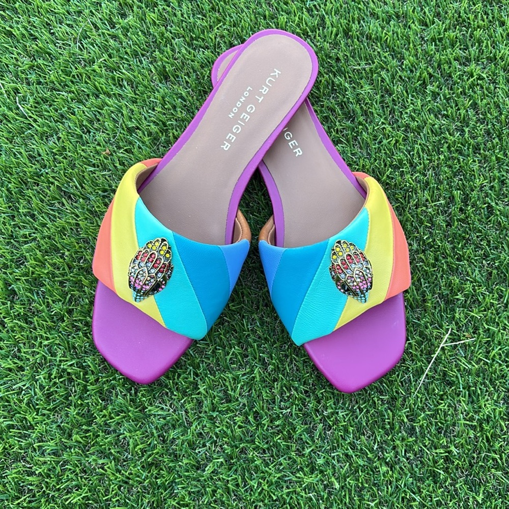 Kurt Geiger Women's Multicolor Kensington Slide Sandals